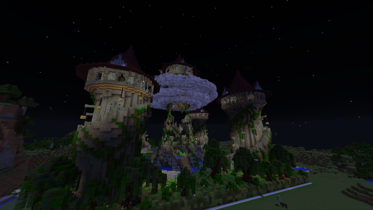 Epic faction spawn Witch City + free download Minecraft Map