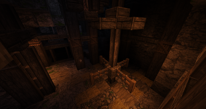 Medieval mine shaft #WeAreConquest Minecraft Map