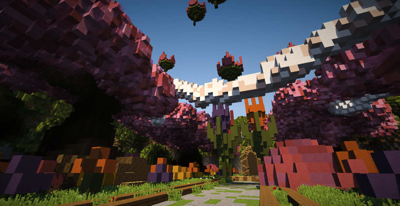 =-Realm of Spring-= [Organic Build - Spawn] Minecraft Map