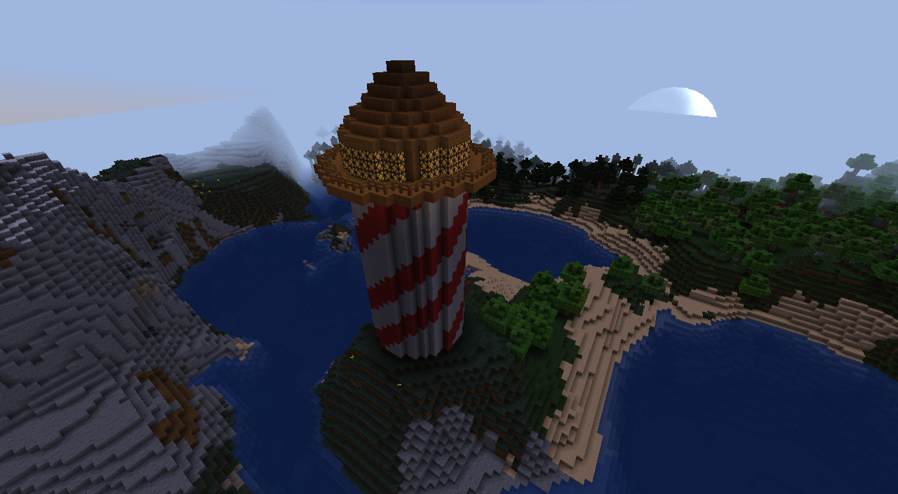 Rotating Lighthouse Minecraft Map