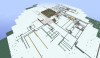 Main areas of the school are now outlined and scaled properly, only english and history hallways are left to outline