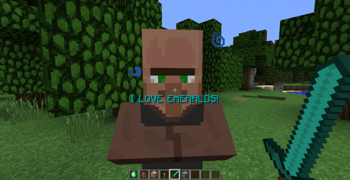 Villagertalk Command Speaking Villagers 1 8 1 9 Englisch Deutsch Minecraft Map