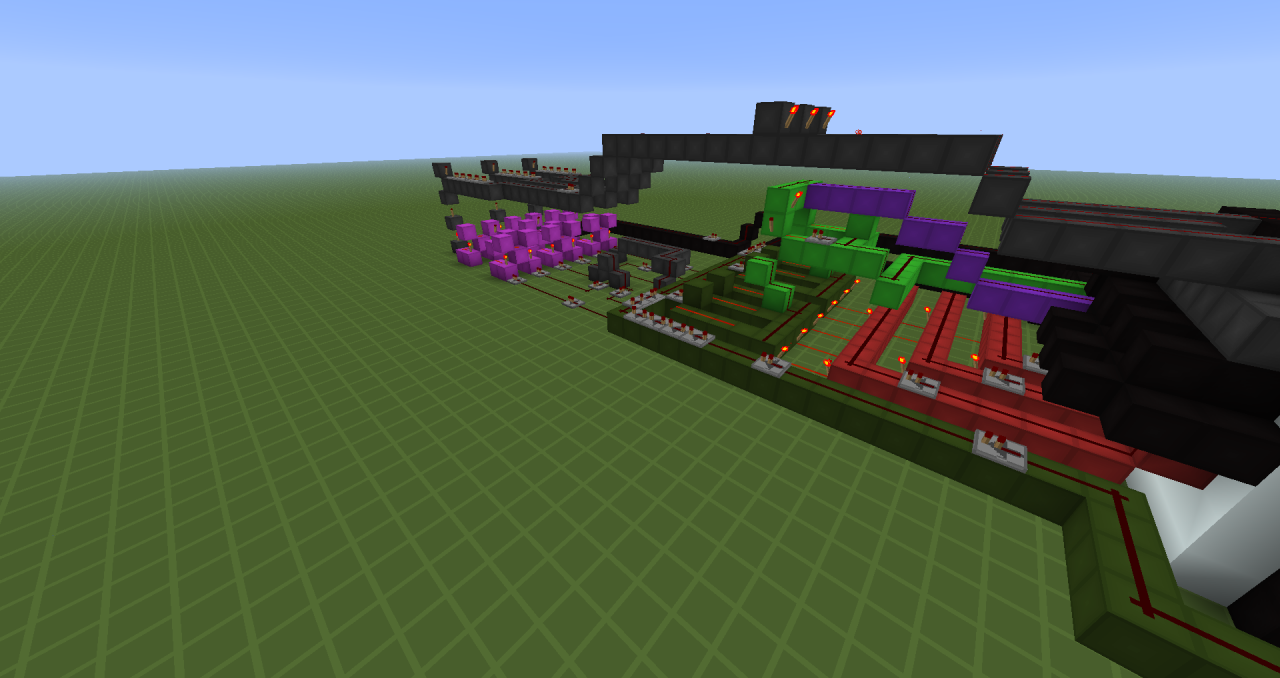 3-Bit Binary Adder (S003A) Minecraft Map