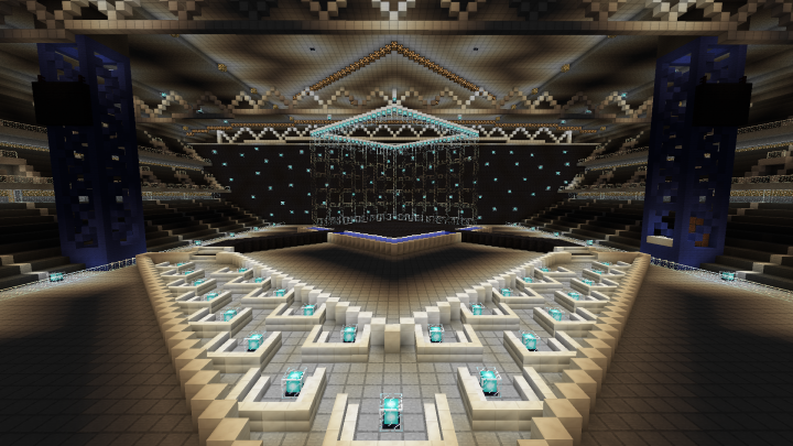 The stage and the arena of Eurovision 2014 in Minecraft. Minecraft Map