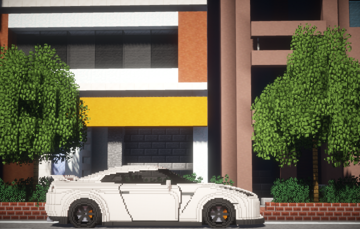 Nissan GT-R (R35 2011Model) Minecraft Map