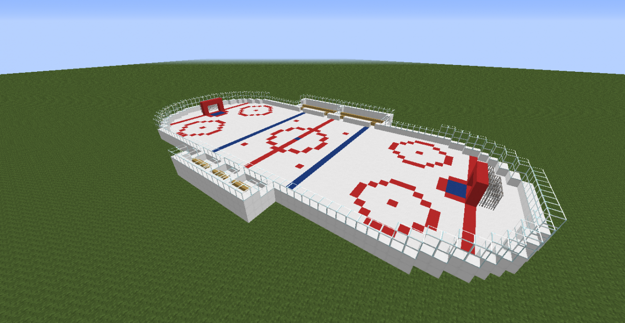 Ice Rink Template Minecraft Map