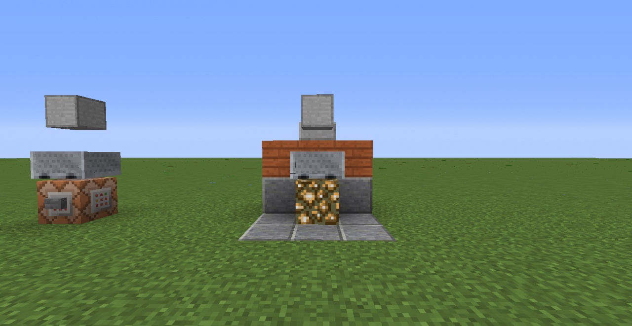 A small pedestals in minecraft! In the one command! Minecraft Map
