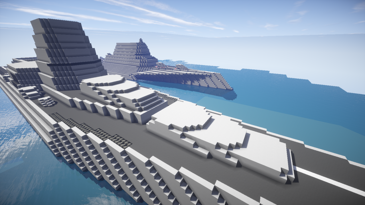 Stealth Battleship Minecraft Map