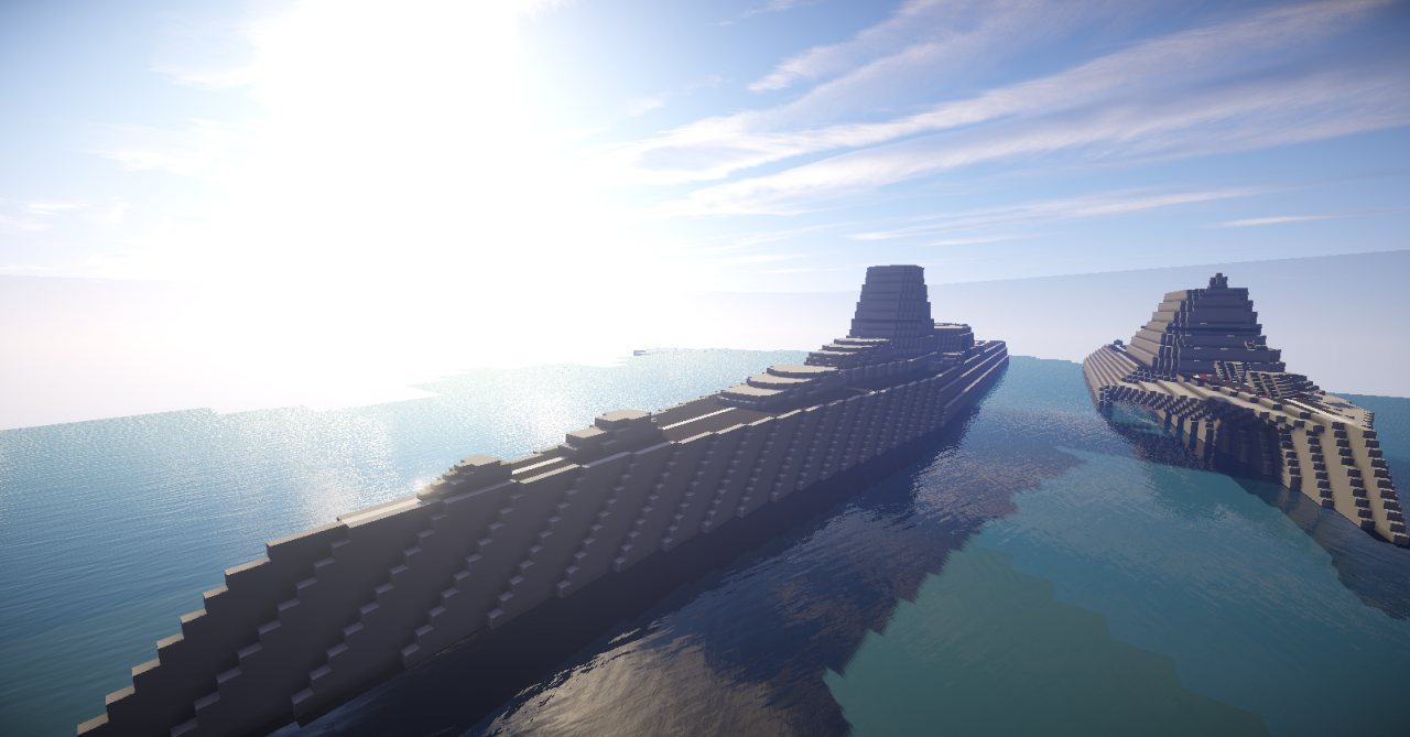 Stealth Battleship Minecraft Map