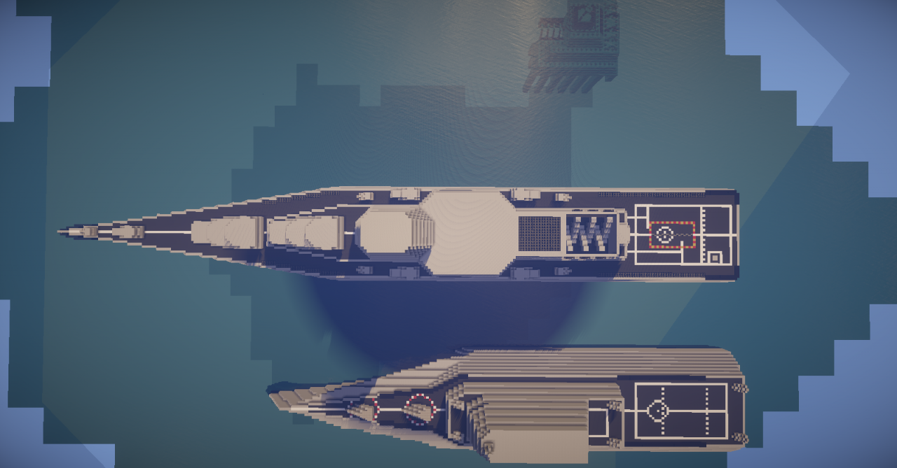 Stealth Battleship Minecraft Map