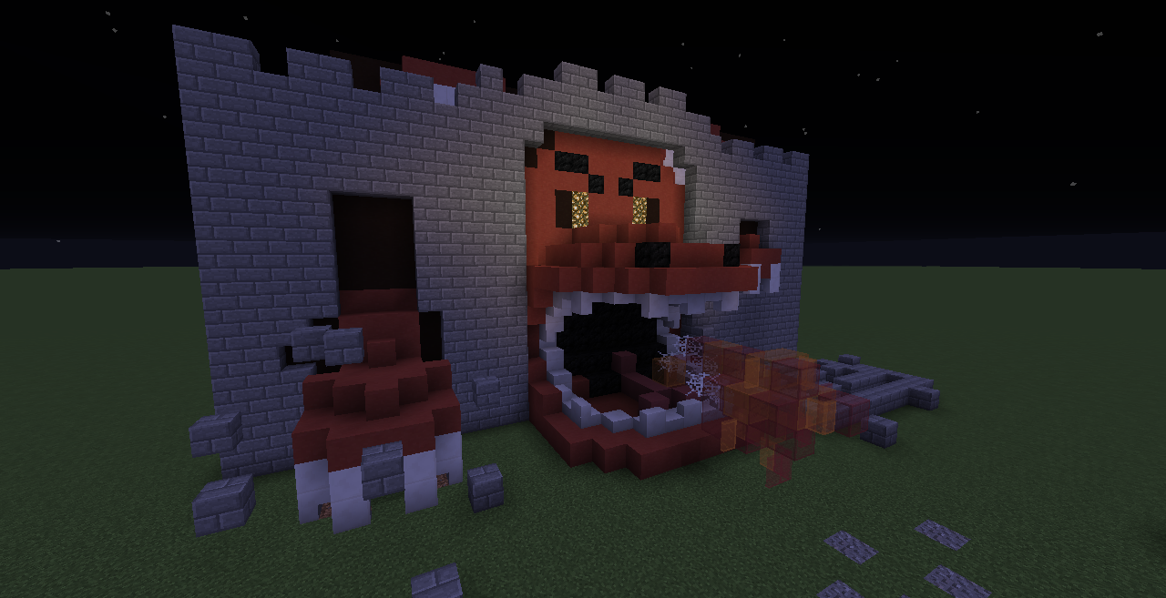 Dragon in a cage Minecraft Map