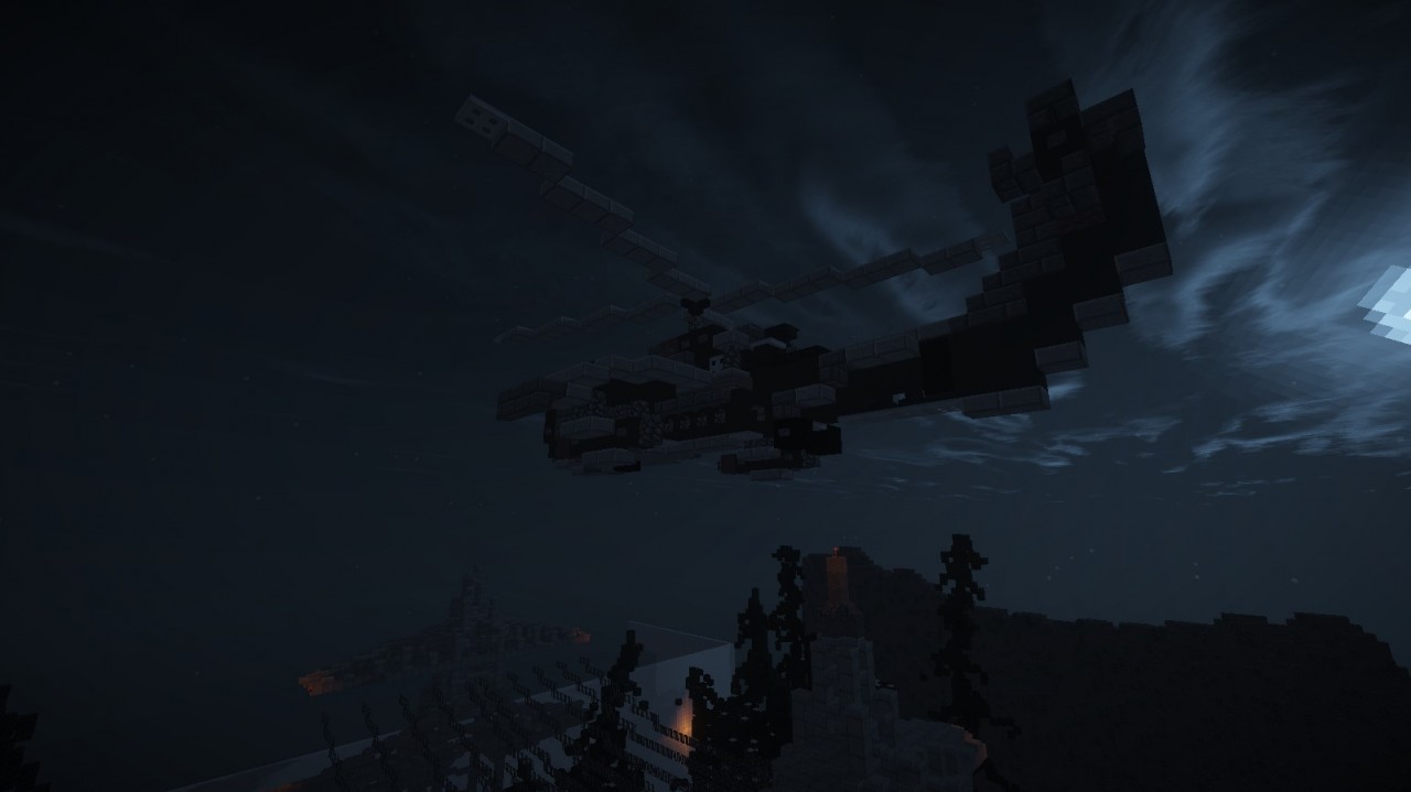 Russian chopper "Mil Mi24" Minecraft Map