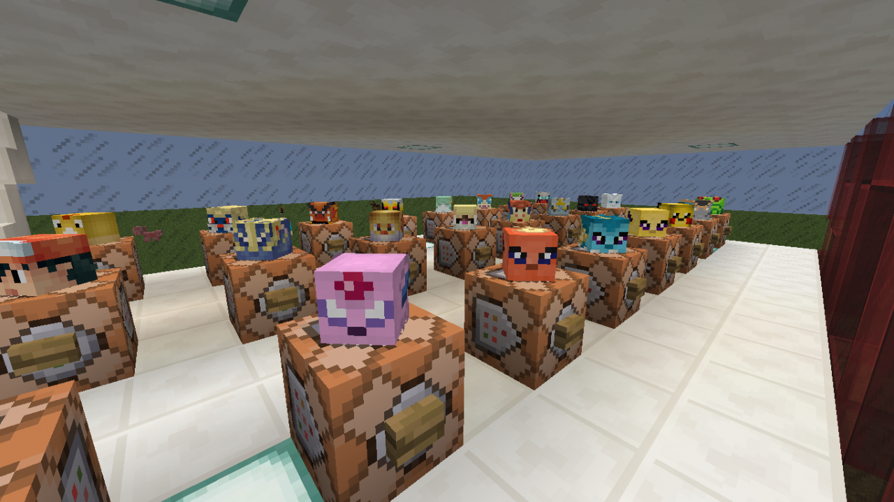 Heads//Cabezas 1.9 1.10 //Pokemon Update Minecraft Map