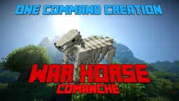 [1.10 Minecraft] One Command Creation - War Horse Minecraft Map & Project