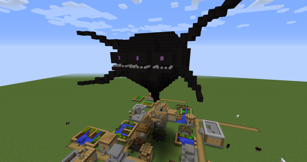 Burning Wither Storm Minecraft Project