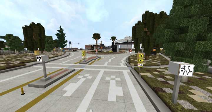 Ellipse Roundabout | Logan Circle | OR Minecraft Map