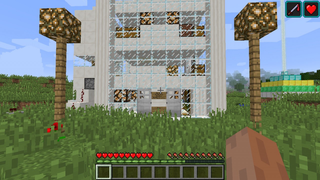 Quartz House Minecraft Project
