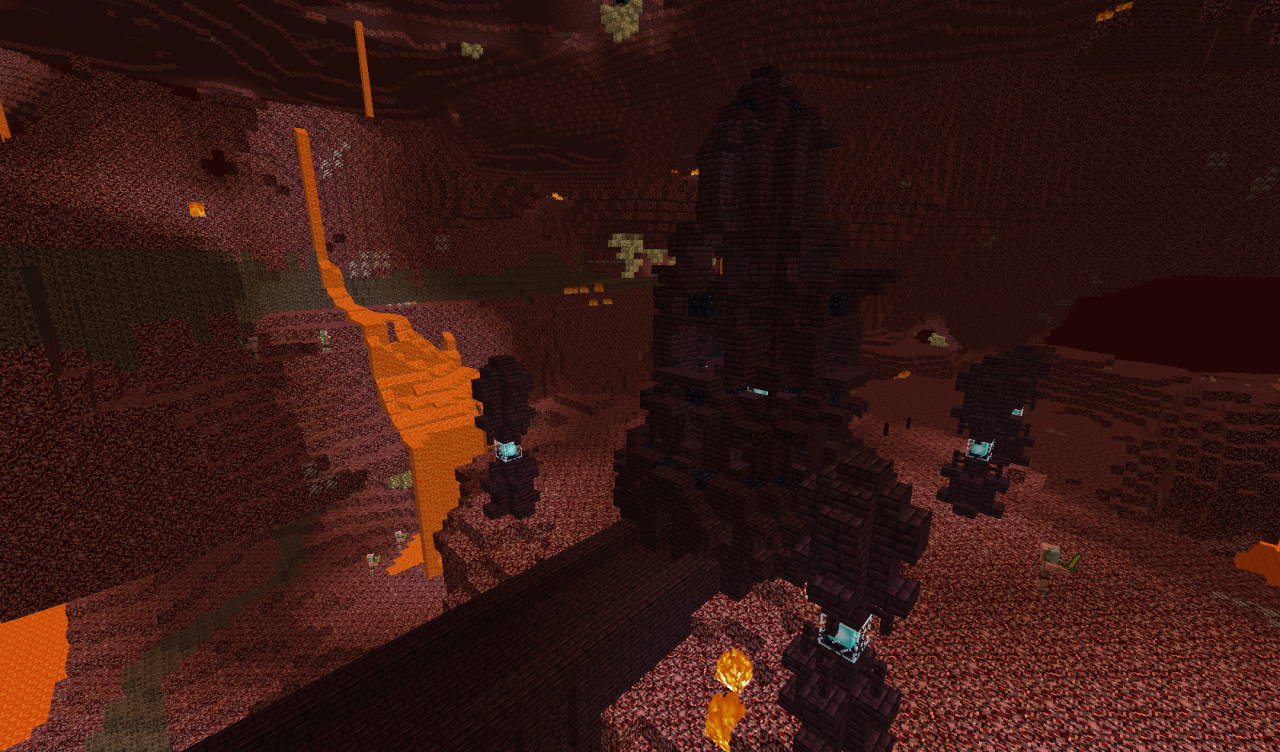 Nether Spawn for MineGalaxy server Minecraft Map