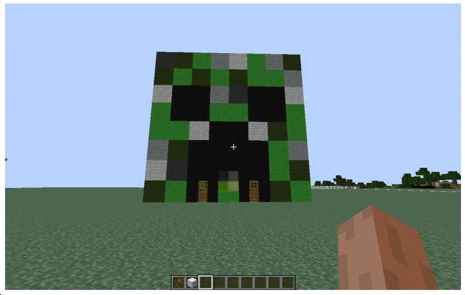 Creeper Head House (old schematic site transfer) Minecraft Map
