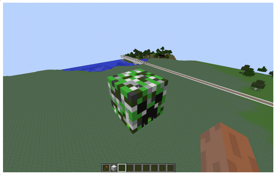 Creeper Head House (old schematic site transfer) Minecraft Map