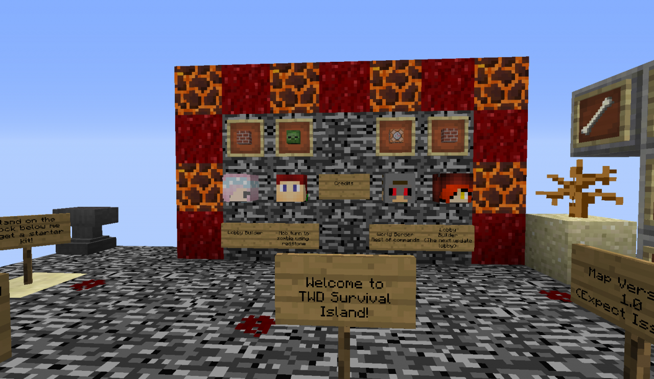 The Walking Dead Island Survival Minecraft Map