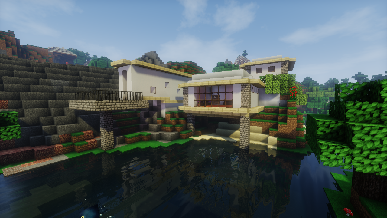 Modern and Rustic House Minecraft Map
