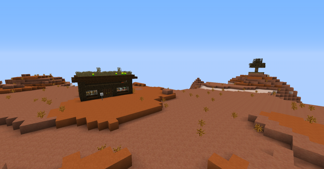 Mesa mine shaft Minecraft Map