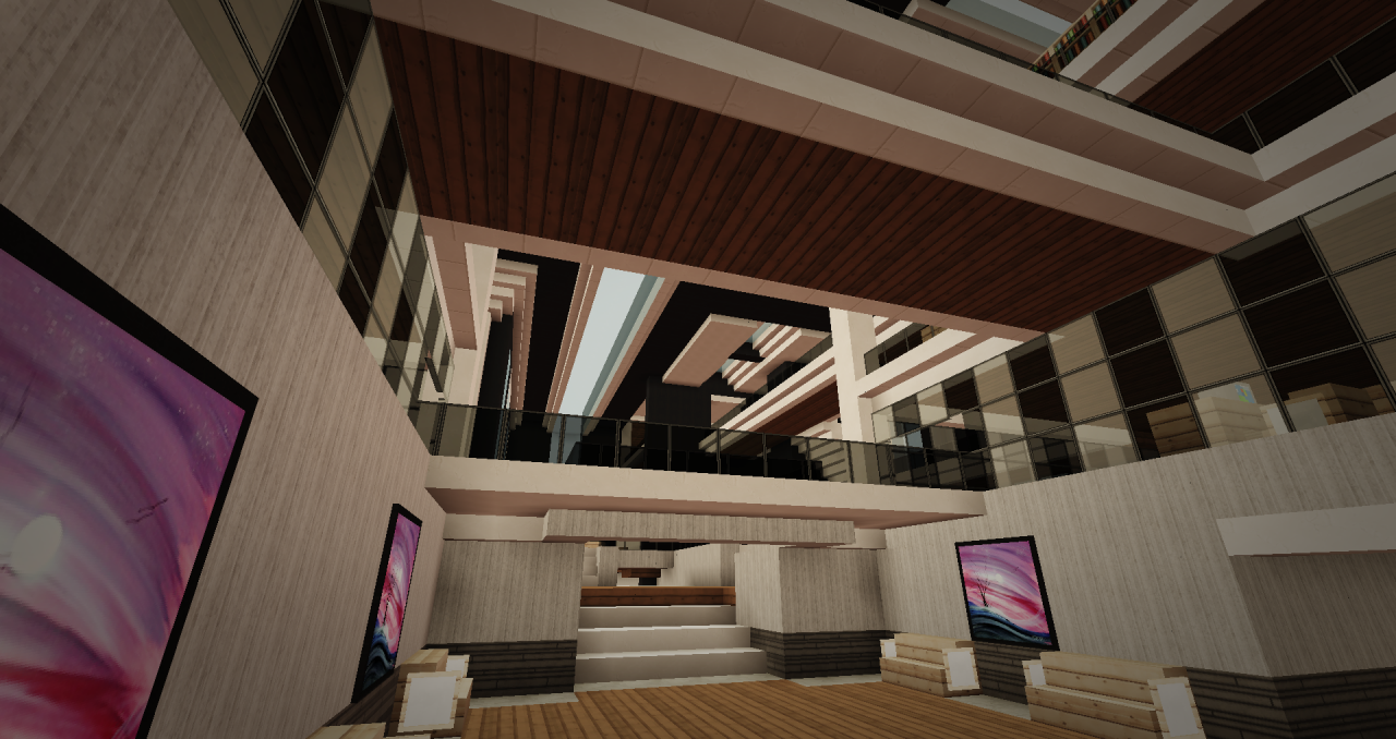 Modern State Library Minecraft Map