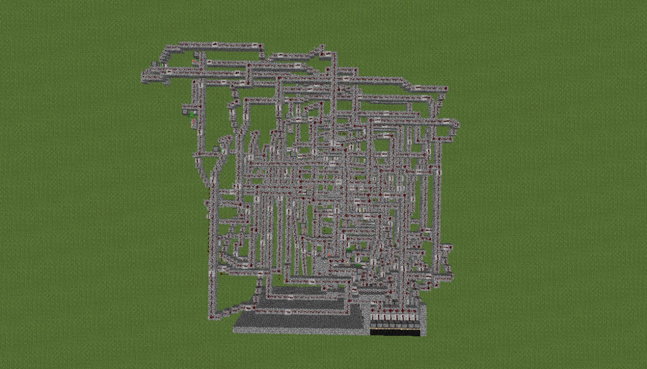 1-9 Digital Display Minecraft Map
