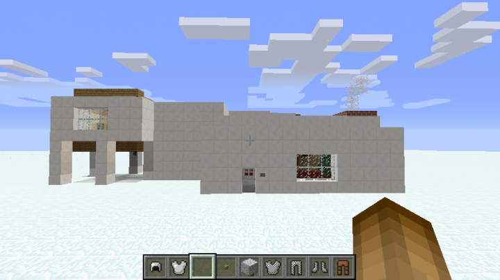 futuristic hub Minecraft Map