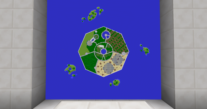 Minimap of the build