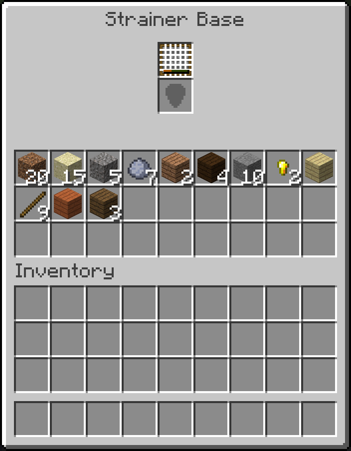 Water Strainer (1.9.4 1.16.3) Minecraft Mod