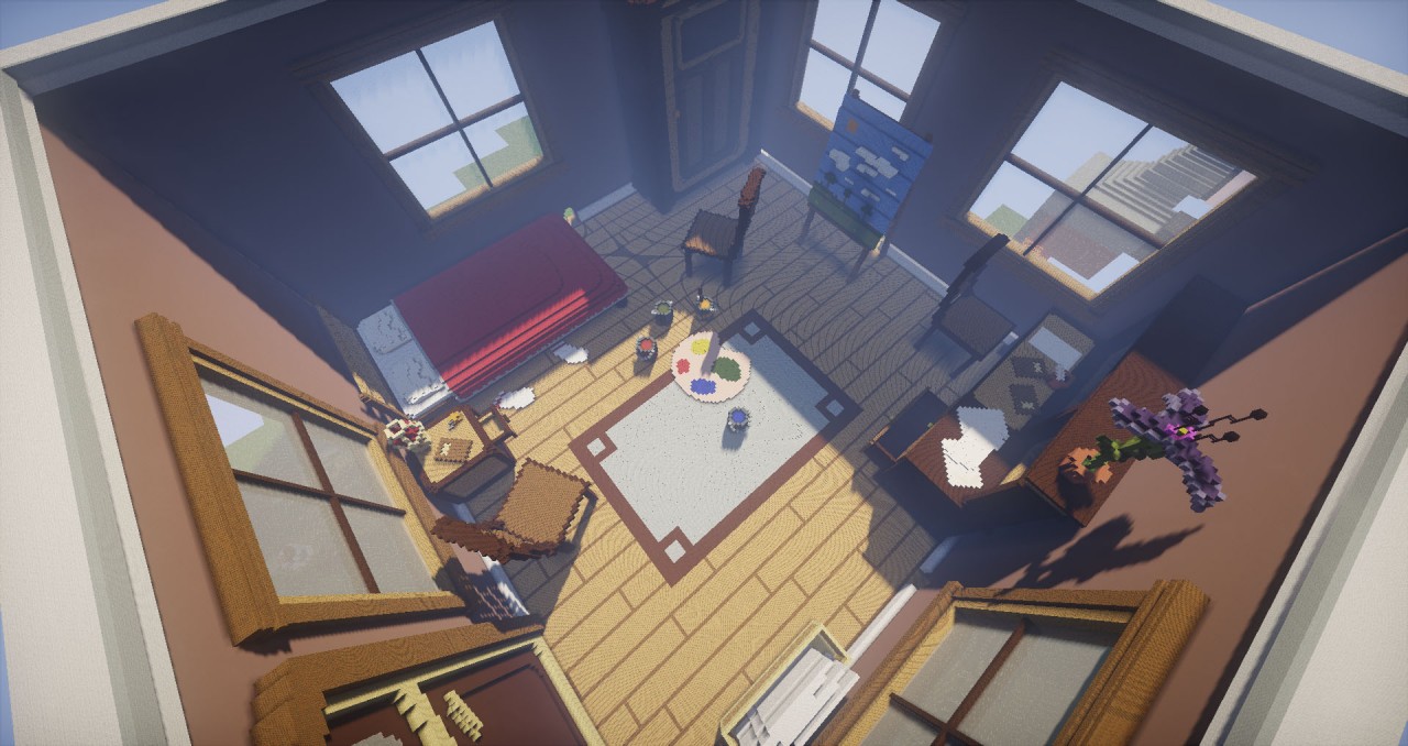 Giant Bedroom Minecraft Map