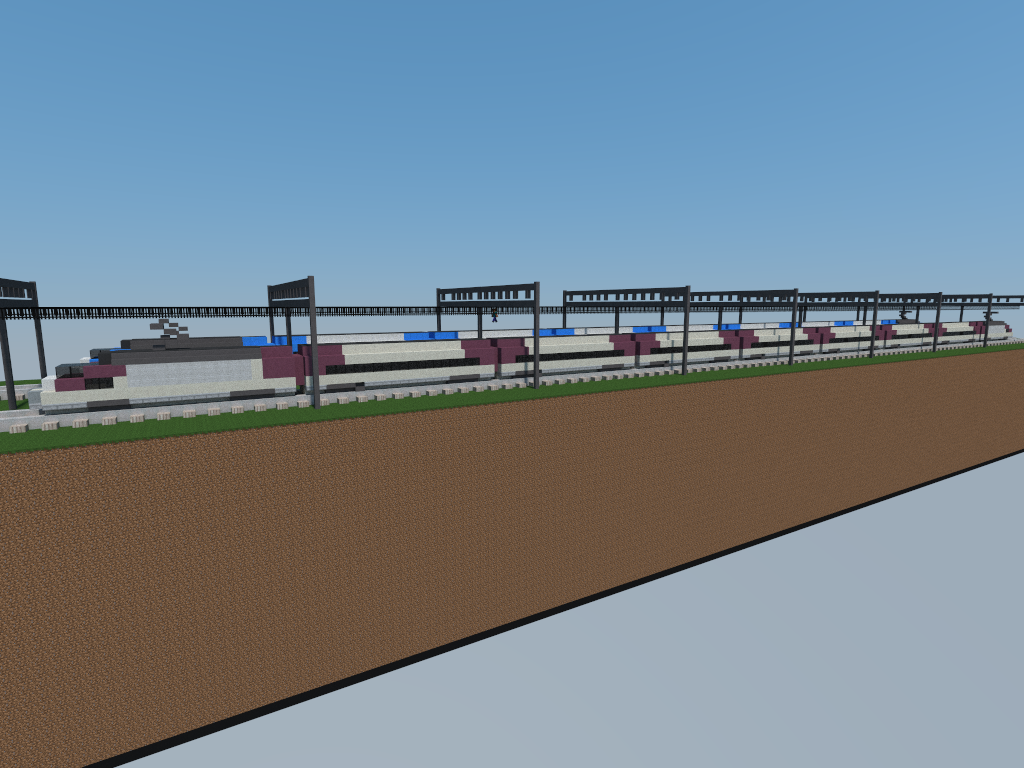 Shinkansen, KTX-II Minecraft Map