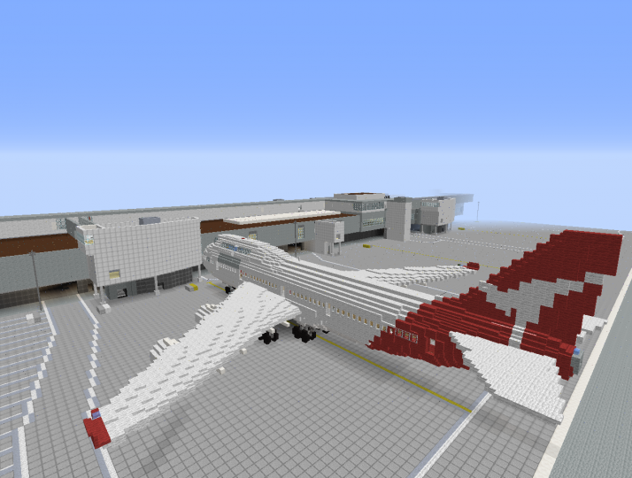 finished plane from LGW1.7.10, created for airport map