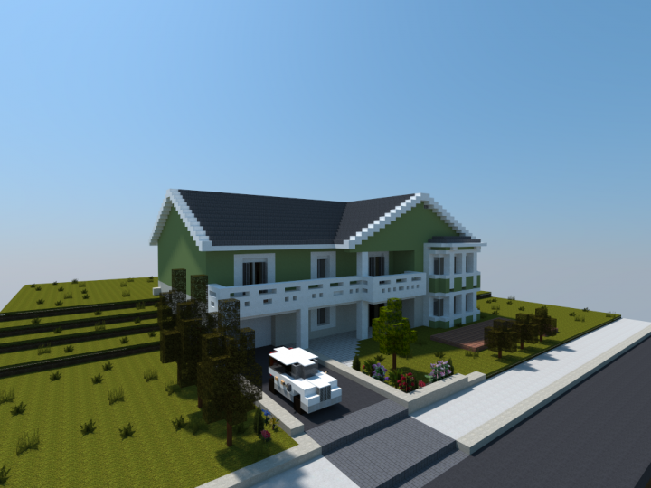 Realistic Family House (Download Available) Minecraft Map