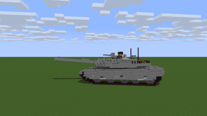 [KOREA] K2 BlackPanther tank Minecraft Project