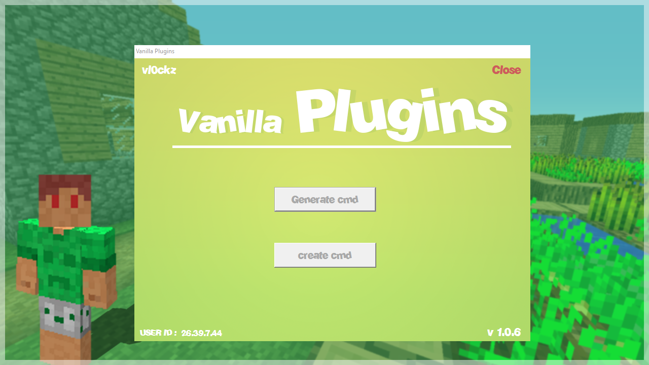 Vanilla Plugins one command editor Minecraft Map