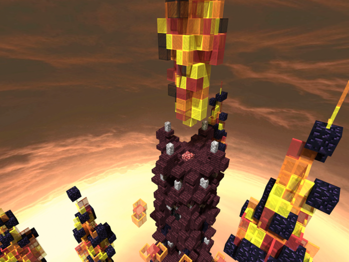 Sky wars map The Deepest Circle Of Hell Minecraft Map