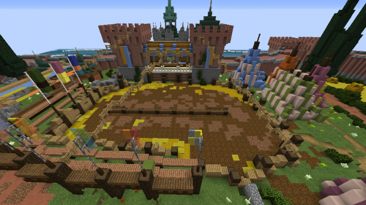 The tournament grounds
