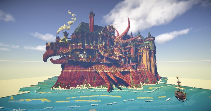The head of the dragon, ingame