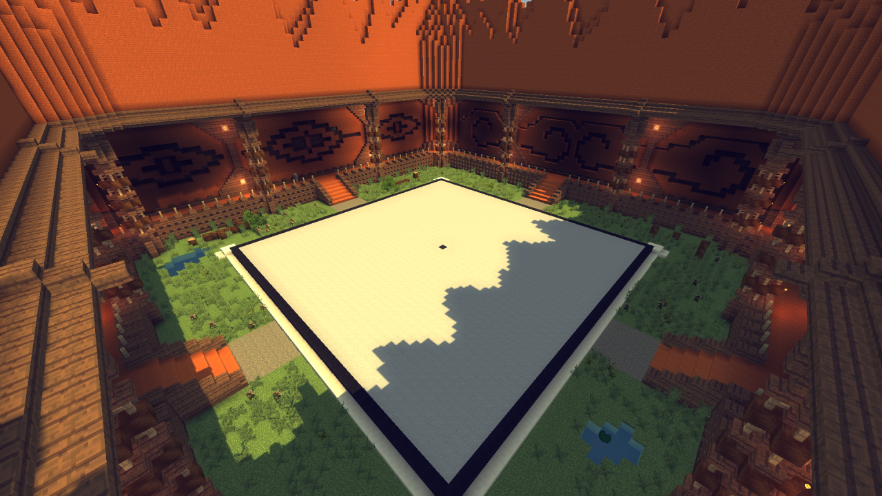 Master Builder Map - Red Temple Minecraft Map