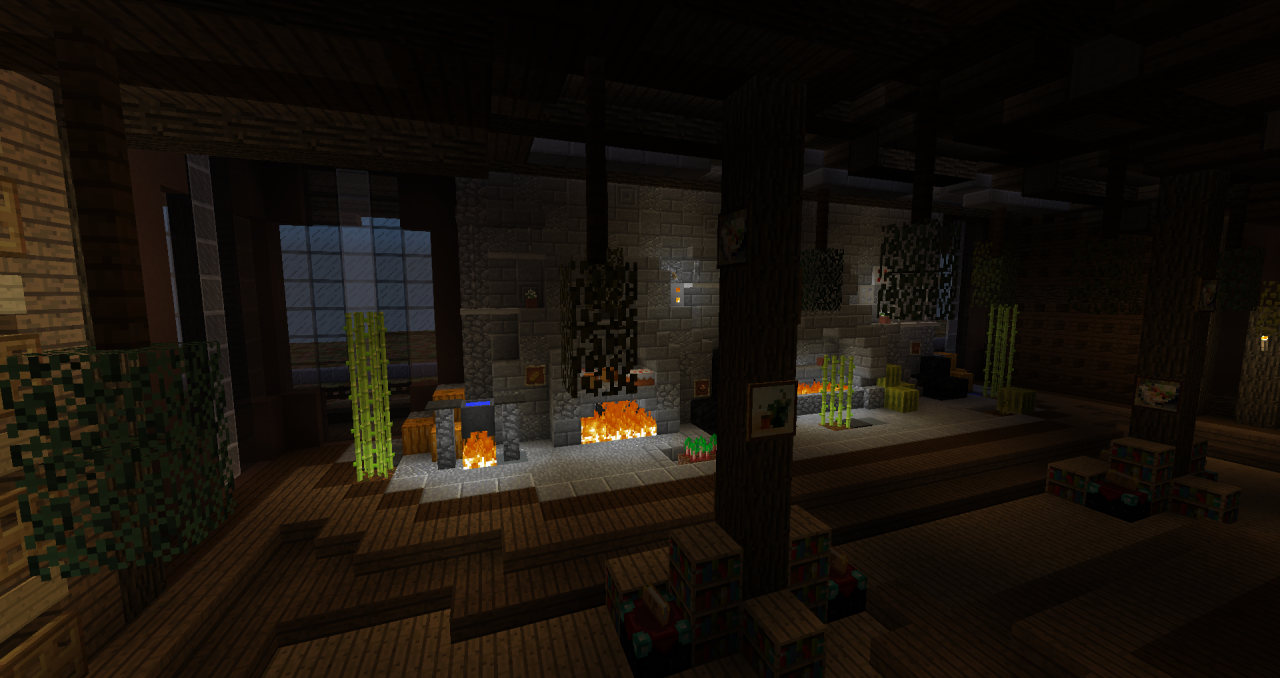2Rooms medieval kitchen Minecraft Map