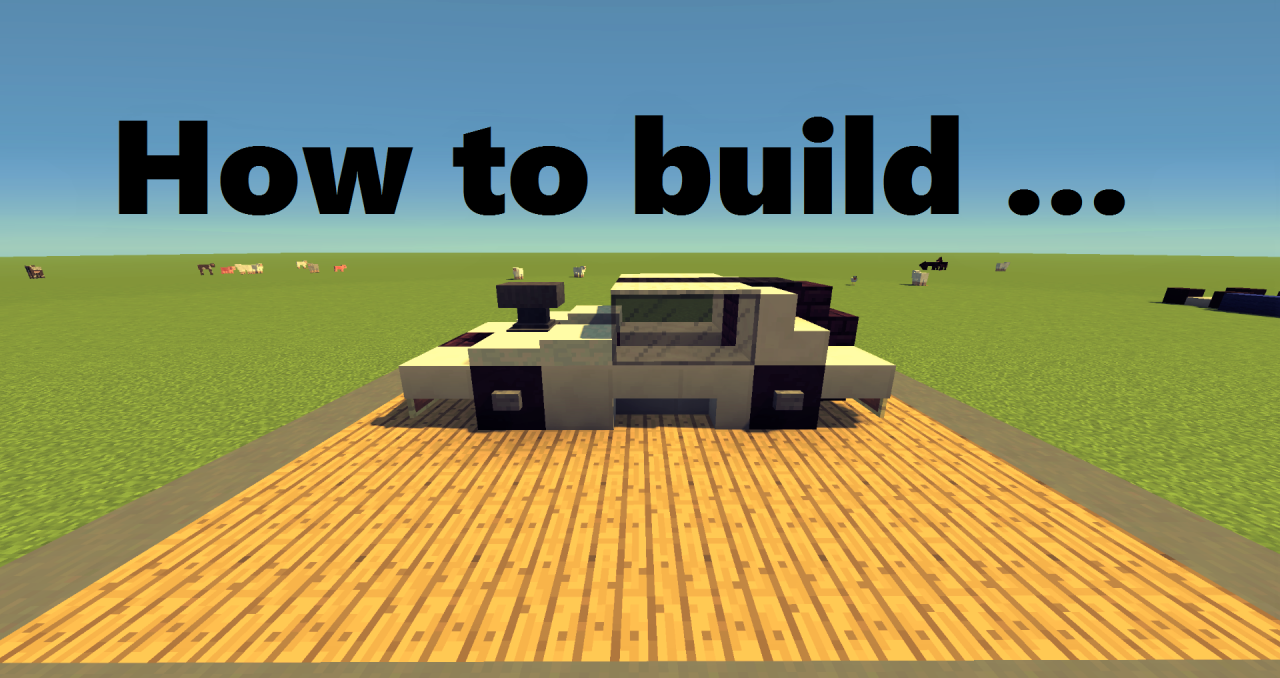 How to build muscle car Minecraft Map