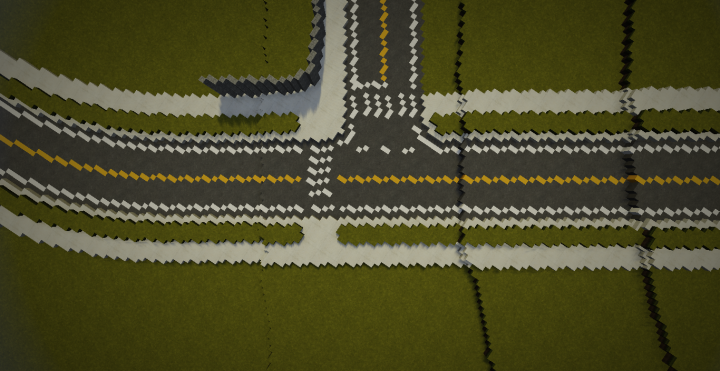 Norwegian Curved Road Minecraft Project