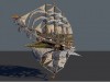 Flying Ship Steampunk