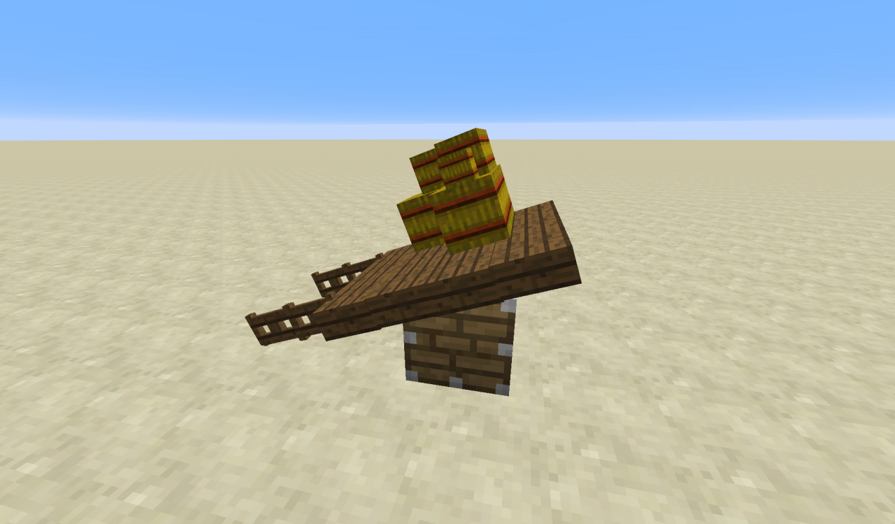 Command block furniture creation (miniature boat / wagon) Minecraft Map