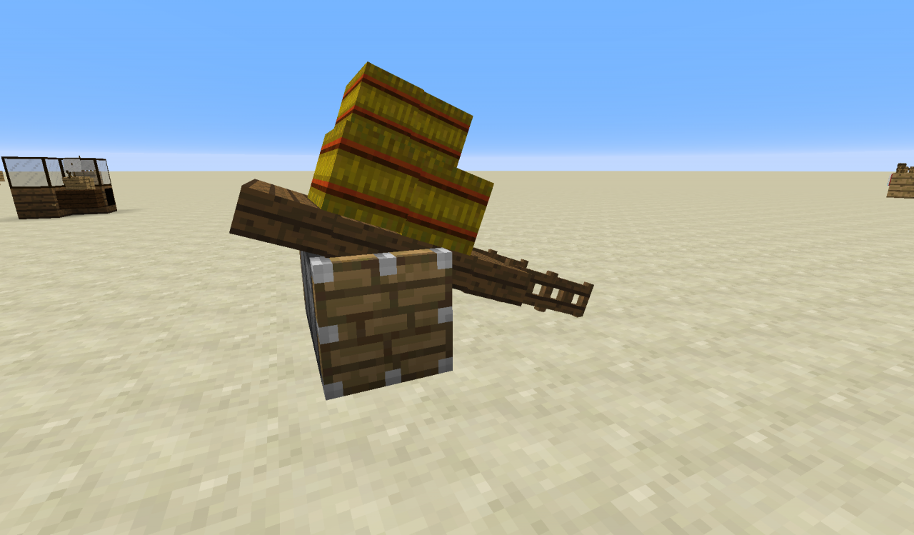 Command block furniture creation (miniature boat / wagon) Minecraft Map