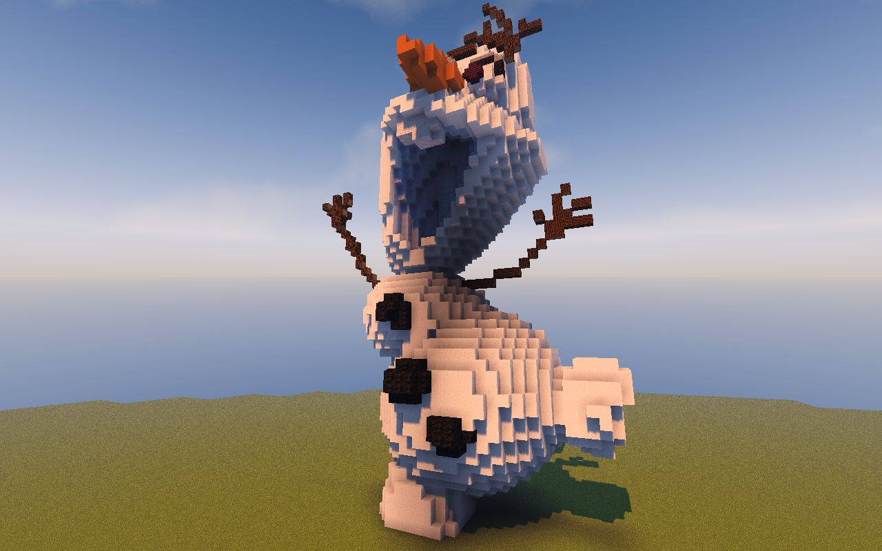 Olaf Frozen Minecraft Map