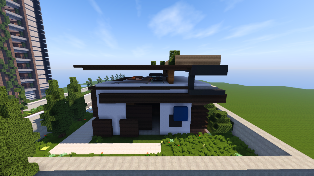 Modern House Minecraft Project